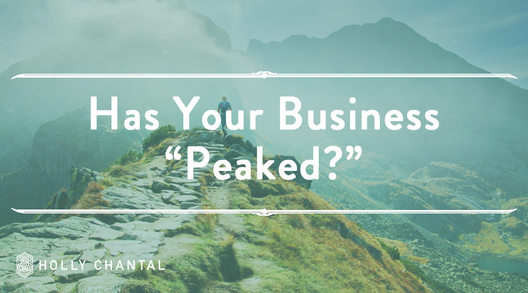Has your business “peaked?”
